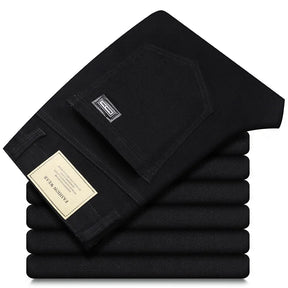 Calça Jeans Masculina Reta em Algodão Premium com Elasticidade