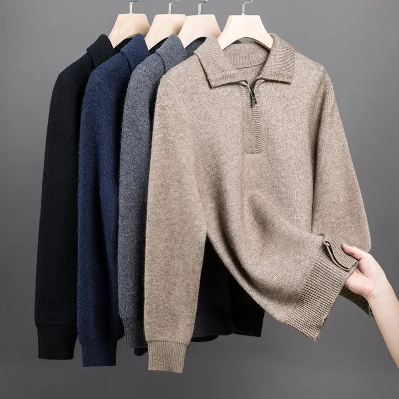 Suéter Masculino Monaco Tricot com Gola Polo