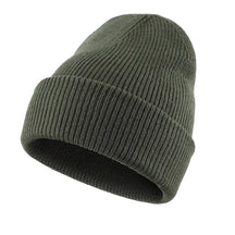 Gorro Unissex Vermont em tricô canelado com ajuste confortável e proteção térmica.