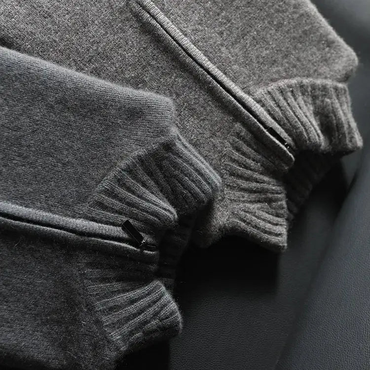 Suéter Masculino Monaco Cashmere – Meio Zíper