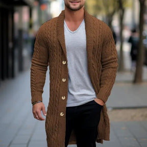 Cardigan Masculino Longo Never