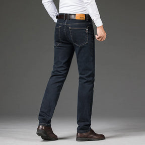 Calça Jeans Masculina Reta Clássica em Denim Confortável