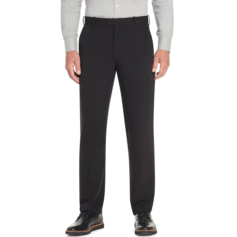 Calça Social Masculina Slim em Tecido Leve que Não Amassa