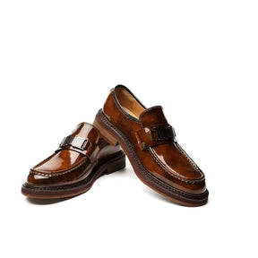 Sapato Masculino Loafer Tavira Em Couro