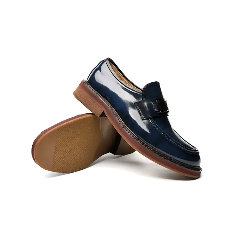 Sapato Masculino Loafer Tavira Em Couro