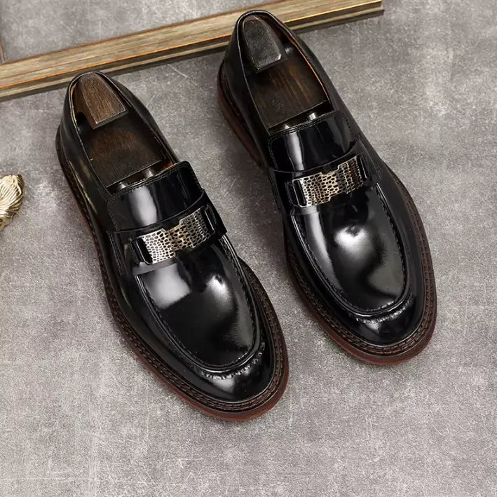 Sapato Masculino Loafer Tavira Em Couro