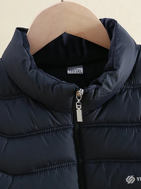 colete masculino acolchoado preto leve e térmico estilo casual e social para inverno