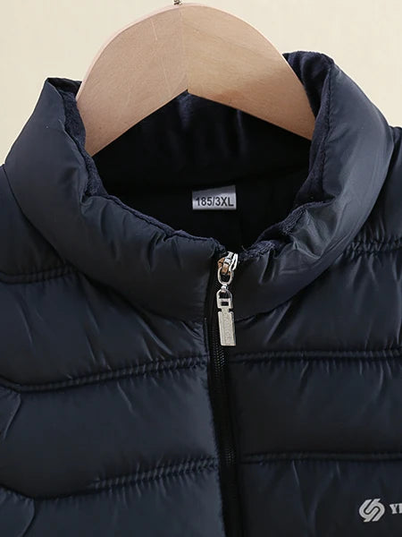 colete masculino acolchoado preto leve e térmico estilo casual e social para inverno