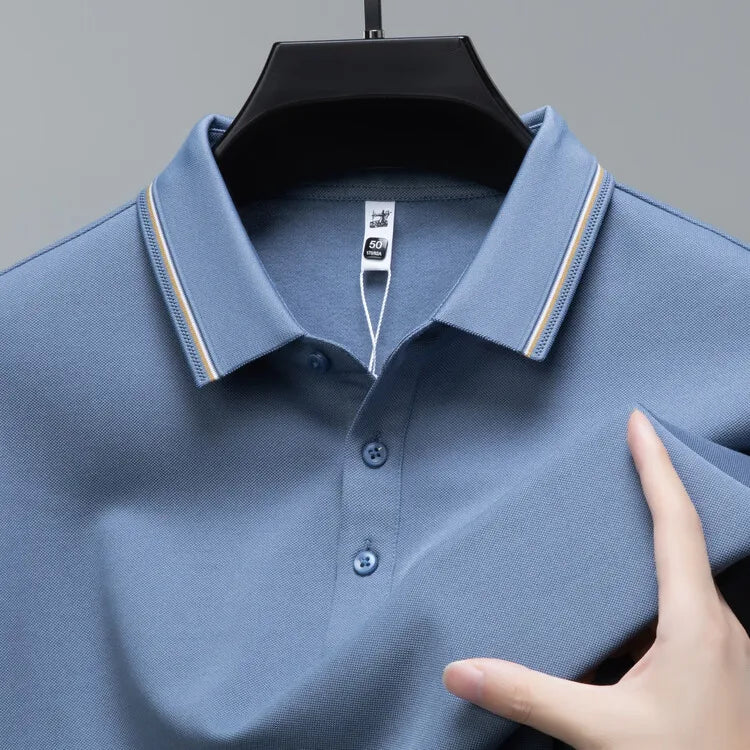 Camisa Polo Masculina GolfTech Respirável