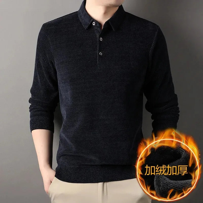 Suéter Masculino Polo Tricotado