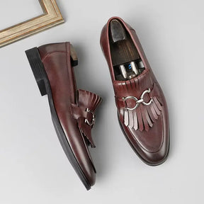Sapato Masculino Loafer Oxford  Em Couro