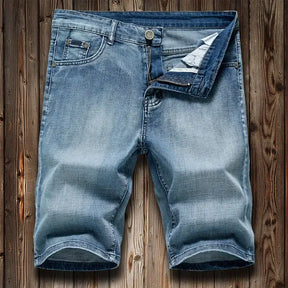 Bermuda Jeans Masculina Reta Clássica