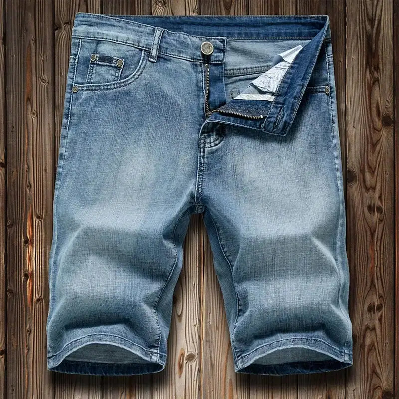 Bermuda Jeans Masculina Reta Clássica