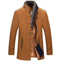 sobretudo masculino  lã premium gola alta elegante inverno