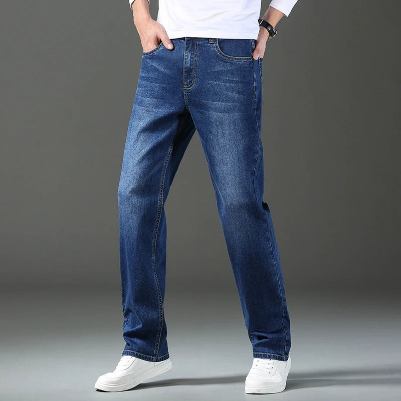 Calça Jeans Masculina Modelagem Reta