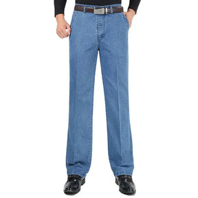 Calça Jeans Masculina Stretch Corte Reto Premium