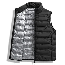 colete masculino térmico preto ultraleve com forro refletivo interno e gola alta ideal para inverno