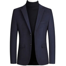 Blazer masculino social de lã slim fit com design elegante e sofisticado para inverno e ocasiões formais