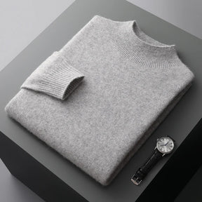 Suéter Masculino Milano Lã Merino Gola Alta