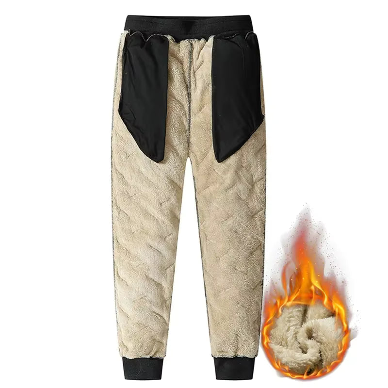 Calça Masculina Inverno Forrada com Fleece