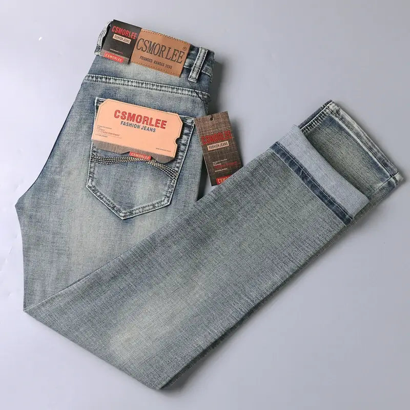 Calça Jeans Masculina Reta Premium