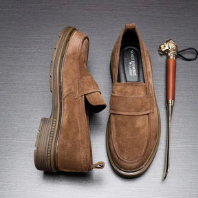 Sapato Masculino Loafer Bristol Camurça Premium