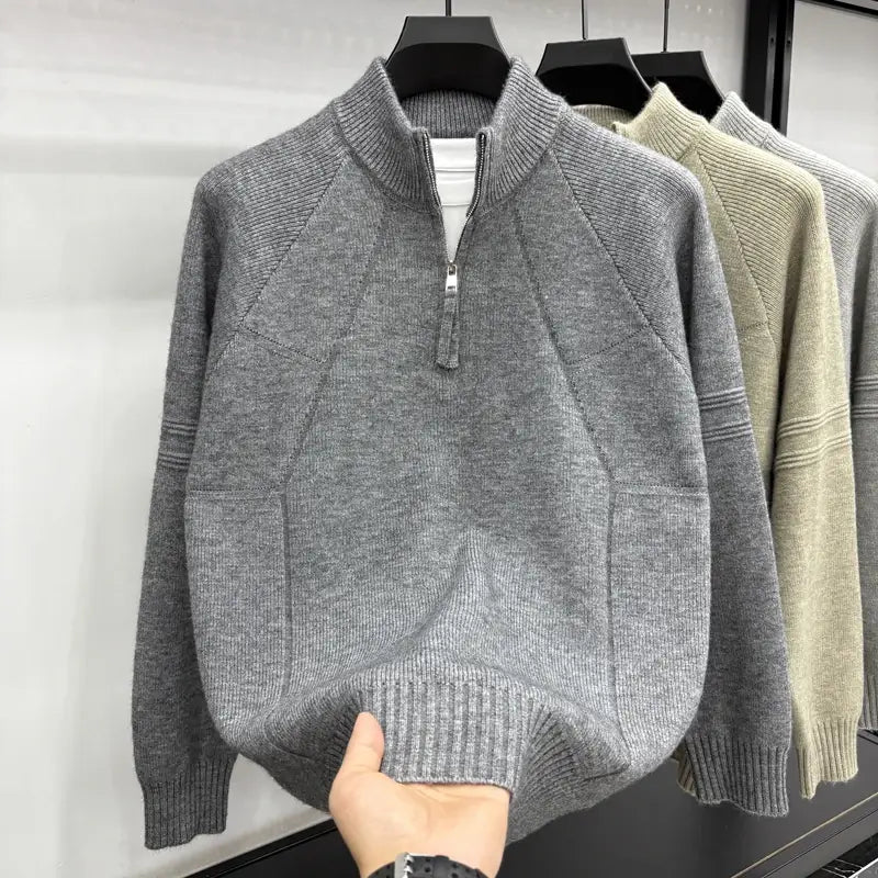 Suéter Masculino Bergamo Meio Zíper