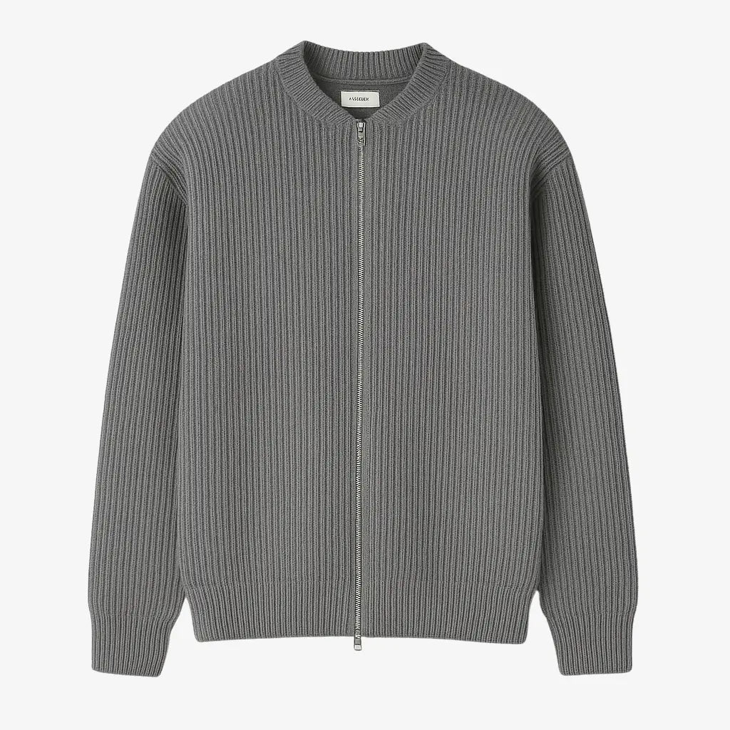 Sueter masculino fecho em Ziper