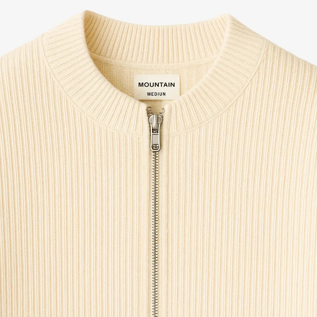 Sueter masculino fecho em Ziper