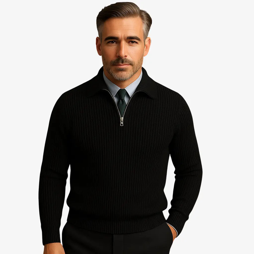 Suéter Masculino Fecho Em zíper