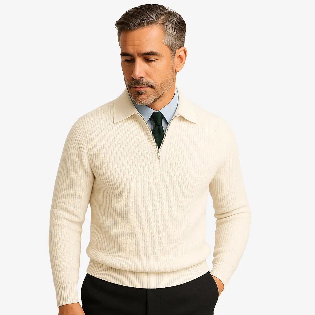 Suéter Masculino Fecho Em zíper