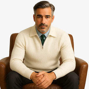 Suéter Masculino Fecho Em zíper