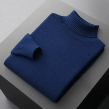 Suéter Masculino Gola Alta em Lã Merino – Linha Milano