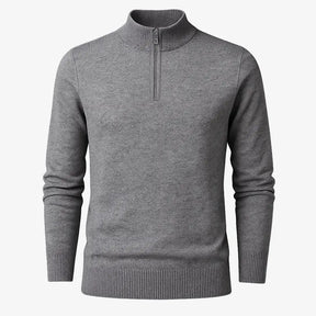 Suéter Masculino Meio Zíper