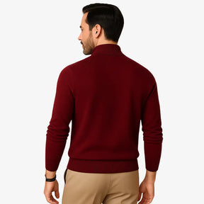 Suéter Masculino Meio Zíper