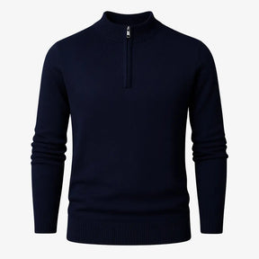 Suéter Masculino Meio Zíper