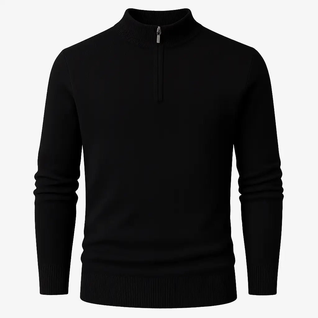 Suéter Masculino Meio Zíper