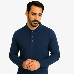 Suéter Masculino com Gola Polo