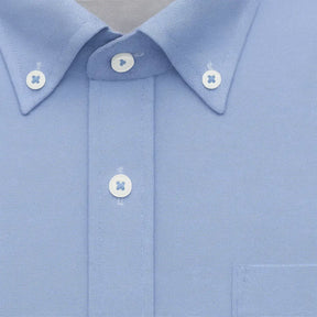 Camisa Masculina Casual oxford manga longa e fechamento com botões