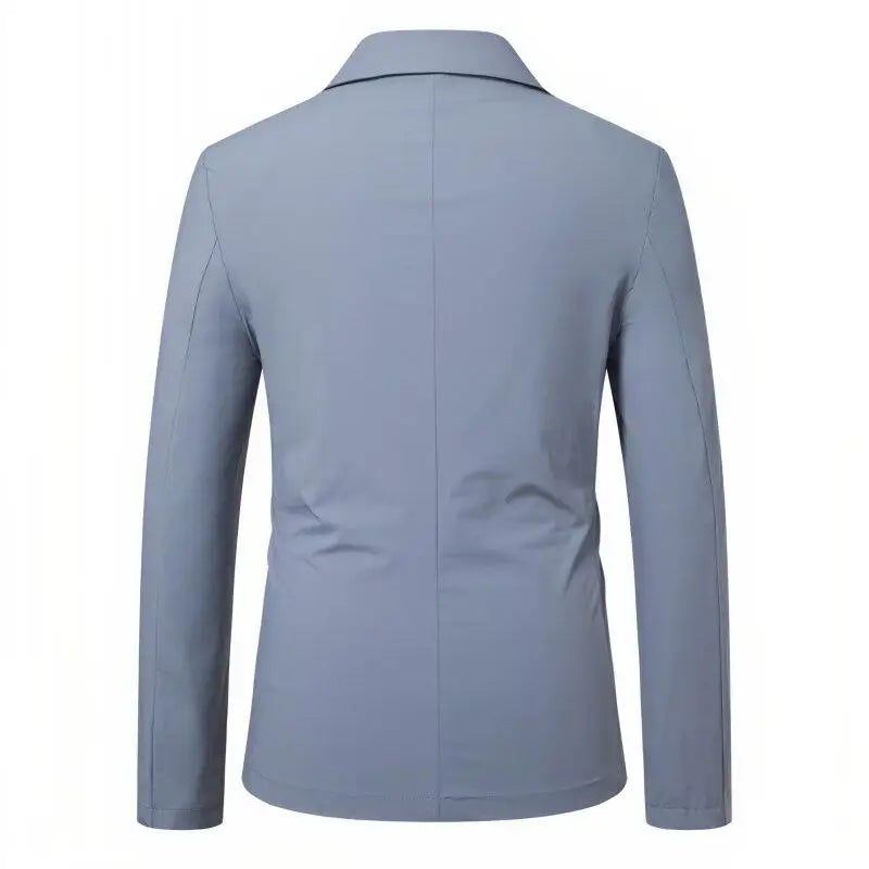 Blazer masculino social leve slim fit  com design minimalista elegante ideal para dias quentes e ocasiões sofisticadas