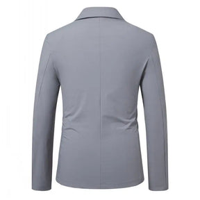Blazer masculino social leve slim fit  com design minimalista elegante ideal para dias quentes e ocasiões sofisticadas