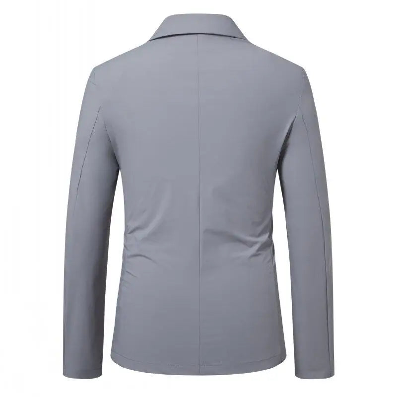 Blazer masculino social leve slim fit  com design minimalista elegante ideal para dias quentes e ocasiões sofisticadas