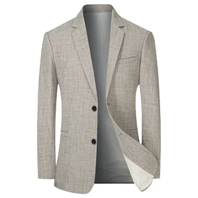 Blazer masculino social slim fit com design minimalista sofisticado para eventos e ambiente executivo