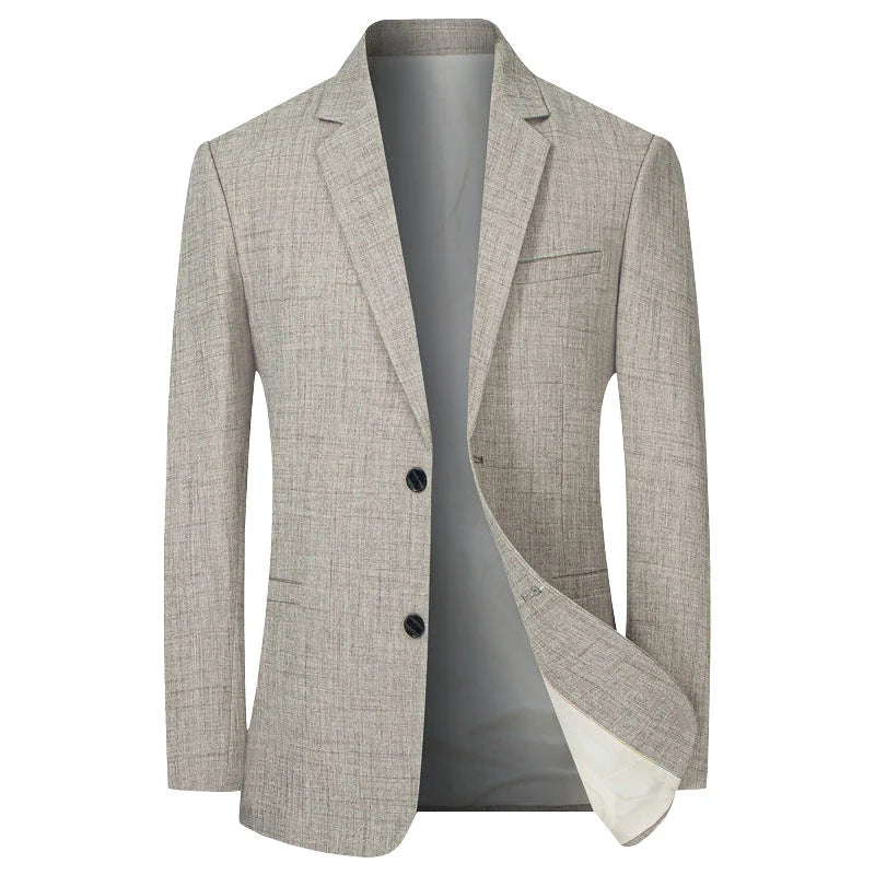 Blazer masculino social slim fit com design minimalista sofisticado para eventos e ambiente executivo