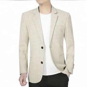 Blazer masculino social slim fit com design minimalista sofisticado para eventos e ambiente executivo