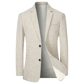 Blazer masculino social slim fit com design minimalista sofisticado para eventos e ambiente executivo