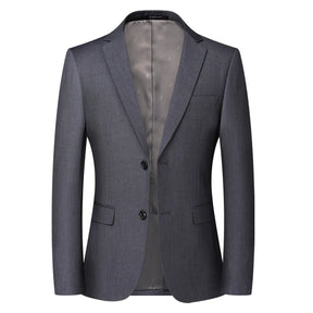 Blazer masculino social slim fit marinho com design elegante e acabamento sofisticado para eventos e ambiente executivo