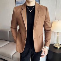 Blazer masculino social slim fit sofisticado com design elegante para eventos, negócios e ocasiões especiais