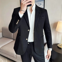 Blazer masculino social slim fit sofisticado com design elegante para eventos, negócios e ocasiões especiais
