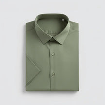 Camisa Social Masculina Manga Curta